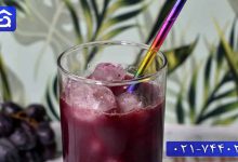 تصویر طرز تهیه آب میوه انگور