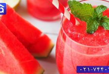 تصویر طرز تهیه آب میوه با هندوانه؛ راهنمای کامل برای نوشیدنی سالم و خوشمزه