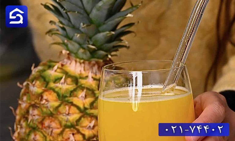 طرز تهیه آب میوه آناناس