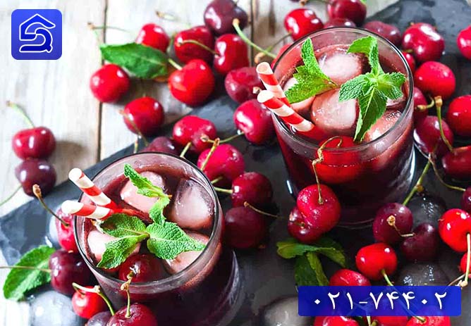 طرز تهیه آب آلبالو