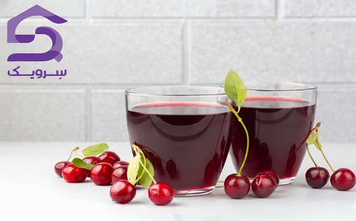 آب آلبالو طبیعی در خانه