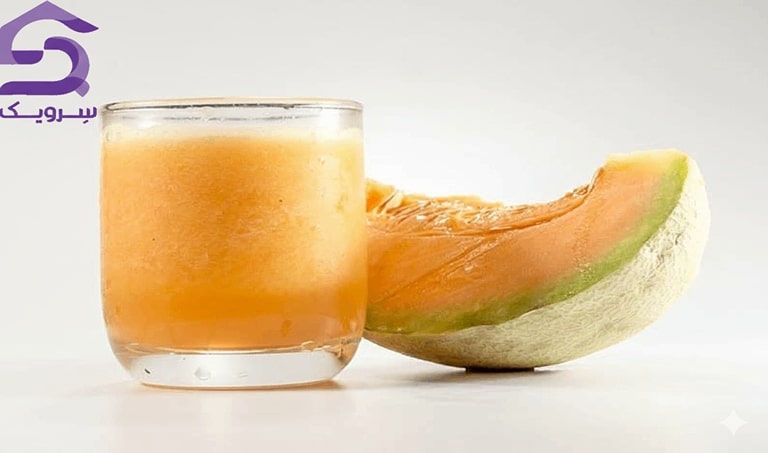طرز تهیه آب خربزه و اسموتی خربزه در خانه + بررسی خواص آن طرز تهیه اسموتی خربزه