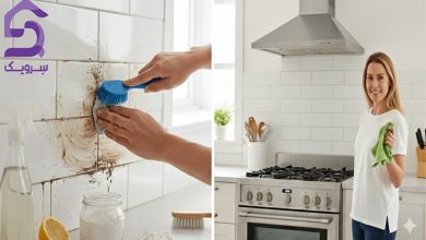 تصویر پاک كردن چربی از روی کاشی و سرامیک با 14 ترفند کاربردی
