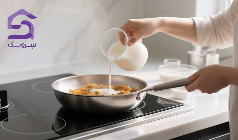 افزودن لبنیات به غذا برای کاهش طعم ادویه در غذا