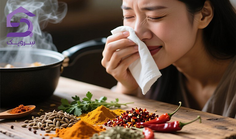 بوی بد ادویه در غذا
