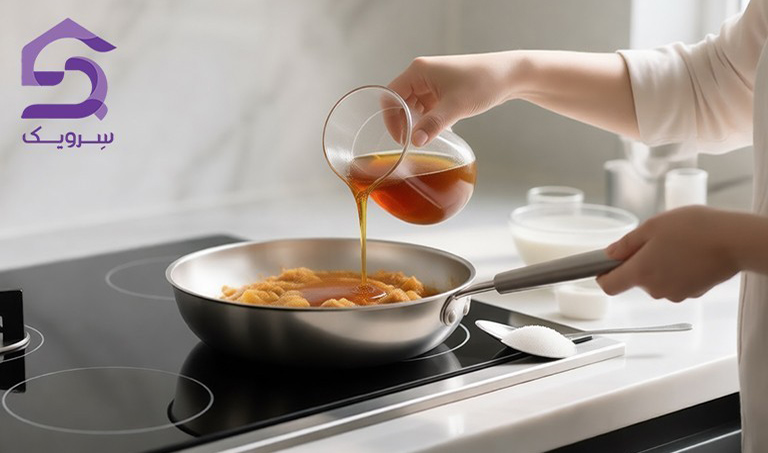 افزودن عسل برای کاهش طعم ادویه غذا