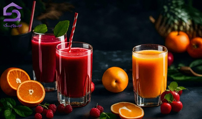 انواع آبمیوه طبیعی