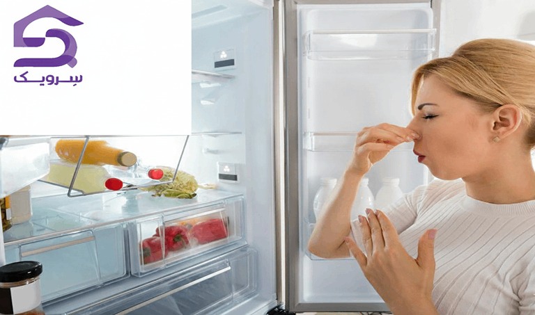 احساس بوی بد یخچال و گرفتن بینی هنگام باز کردن در یخچال