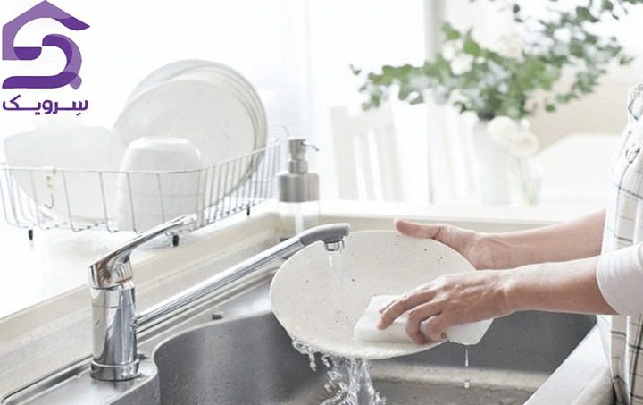 شوینده خانگی جهت تمییز کردن سینک