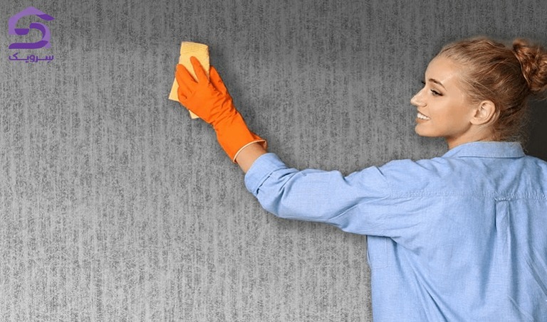 تمیز کردن کاغذ دیواری؛ پاک کردن چربی، خودکار و جوهر خانگی
