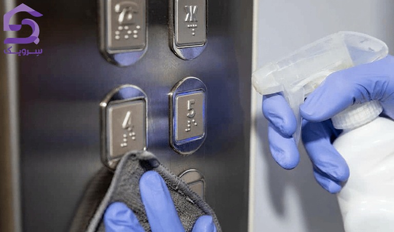 آموزش نظافت آسانسور [10 روش تمیز کردن آسانسور و کابین]