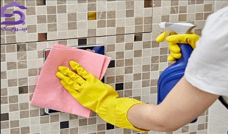شستن موزاییک با جوهر نمک؛ آموزش کامل + نکات ایمنی ضروری