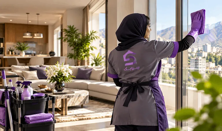 نظافت منزل سعادت آباد، اعزام سریع نیروی نظافت باتجربه