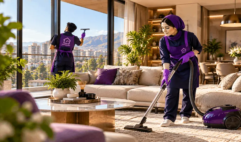 نظافت منزل شهرک گلستان [رزرو نظافتچی حرفه‌ای با سرویک]