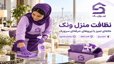 تصویر نظافت منزل ونک [برای تمیزی دقیق، کار را به سرویک بسپارید]