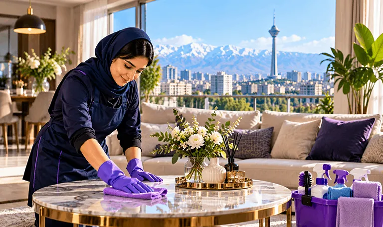 نظافت منزل شرق تهران؛ خدمات نظافت خانه در تمام محلات شرق