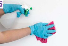 تصویر تمیز کردن دیوار گچی؛ پاک کردن لکه های سخت مرحله به مرحله