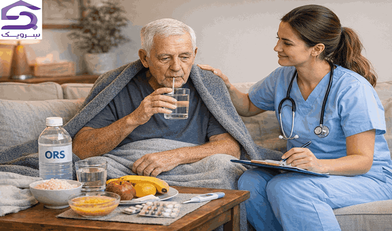 درمان خانگی اسهال سالمندان با مواد غذایی مناسب