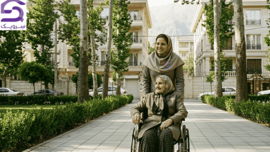 تصویر پرستار سالمند در نیاوران تهران [با اعزام نیروهای باتجربه]