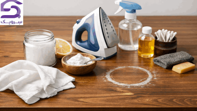 تصویر آموزش از بین بردن لکه آب روی چوب [روش‌های خانگی آسان]