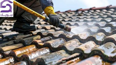 تصویر تمیز کردن پشت بام ساختمان؛ آموزش مراحل نظافت کامل و ایمن