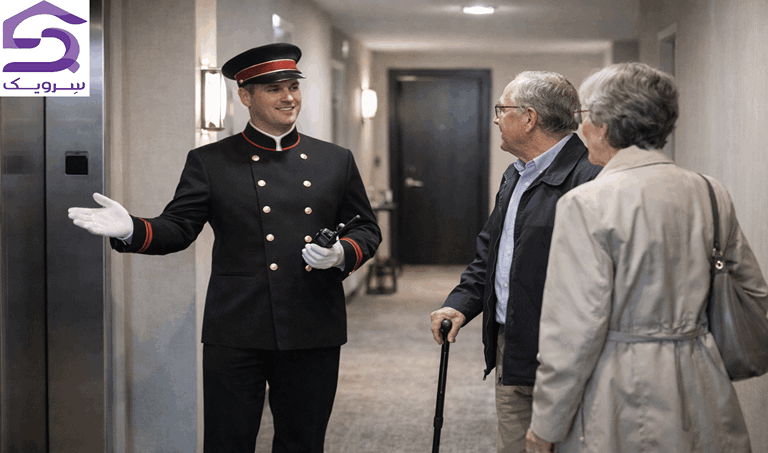 بلمن مجتمع لوکس در لابی